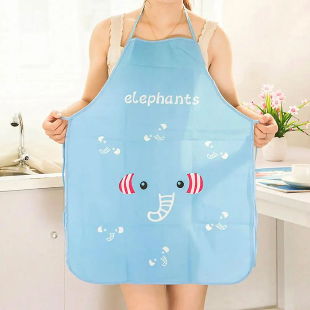 Kids Aprons Women Apron Cartoon Rabbit Panda Kitchen Cooking BBQ Apron Kid Art Craft Painting Bib Oil Resistant Garden Apron