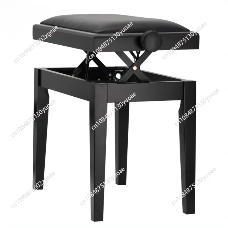 Adjustable Universal Single Wooden Piano Stool, European Keyboard Stool, Musical Instrument Accessories