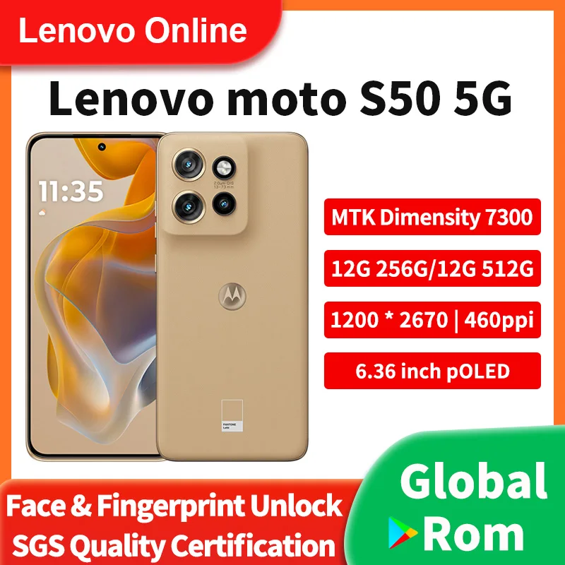 Lenovo Motorola Moto S50 1,5K Флагманский небольшой прямой экран Sony Все сцены Тройная камера 6, приложение Мультиоткрывающийся смартфон 5G AI Lenovo Motorola Moto S50 1,5K Флагманский небольшой прямой экран Sony Все сцены Тройная камера 6, приложение Мультиоткрывающийся смартфон 5G AI