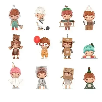 POPMART HIRONO Little Mischief Series Blind Box Mystery Box Kawaii Ornaments Figurines Home Decor Desktop Model Dolls