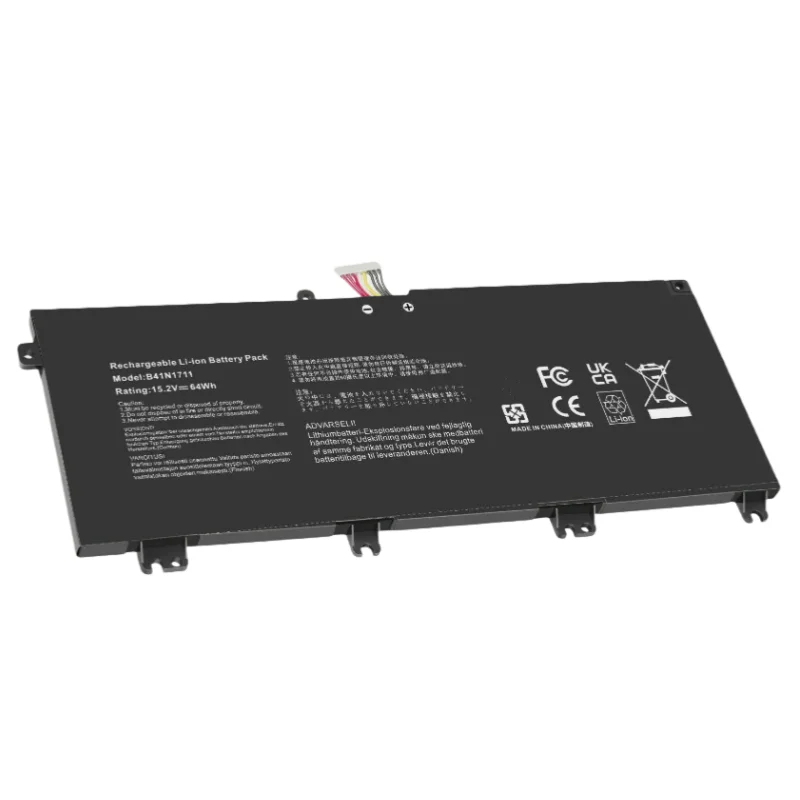 Nova bateria do portátil b41n1711 para asus rog strix GL503VM-BI7N13/db74 fx63v fz63v zx63v fx63vd fz63vd gl503 gl503vd 15.2v 64wh