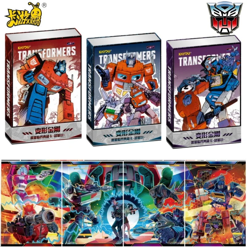 

KAYOU Genuine Transformers Card HIT PACK Collection Card Film Original Animation Cartoon Collection Card Peripheral Toy Gifts