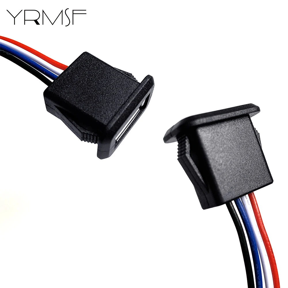 YRMSF 1/2/5pcs USB Connector 2Pin 4Pin Female Power Socket Computer TV Wiring USB Port PH2.0 for Household Appliance Cable LED