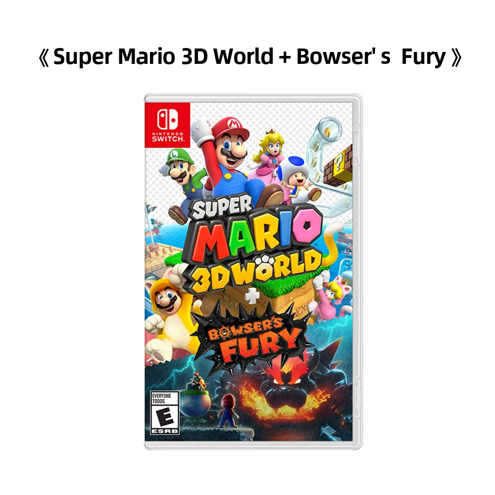 نينتندو سويتش - سوبر ماريو 3D World Bowsers Fury - عروض الألعاب، خرطوشة الألعاب، البطاقة المادية