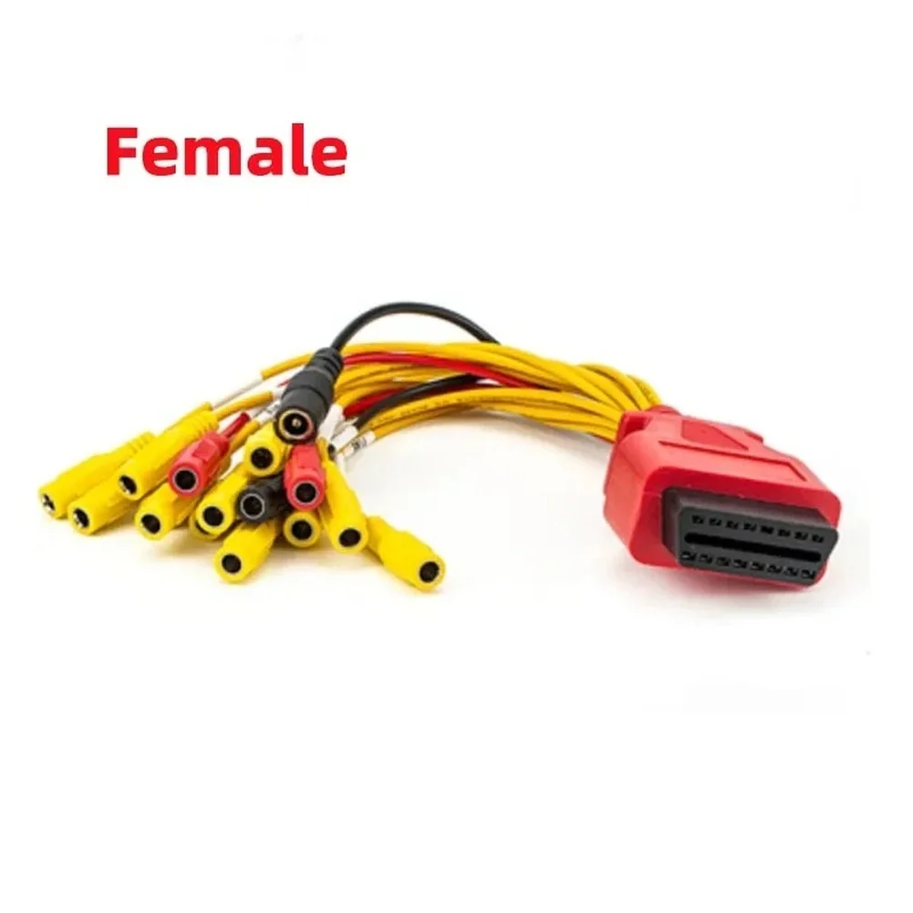 Automotive For jumper Cable 16 Pin for OBD2 Interface For ECU Flashing Fault Code Retrieval and Vehicle Diagnostics