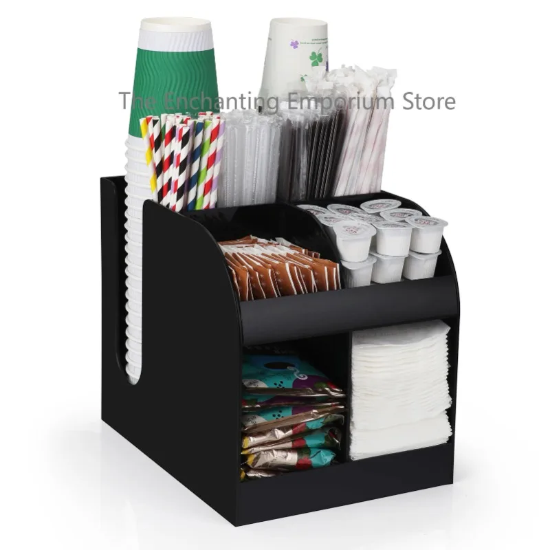 Acrylic Coffee Cup Dispenser, milk disposable plastic paper cups lid holder organizer party buffet cafe store stand rack storage