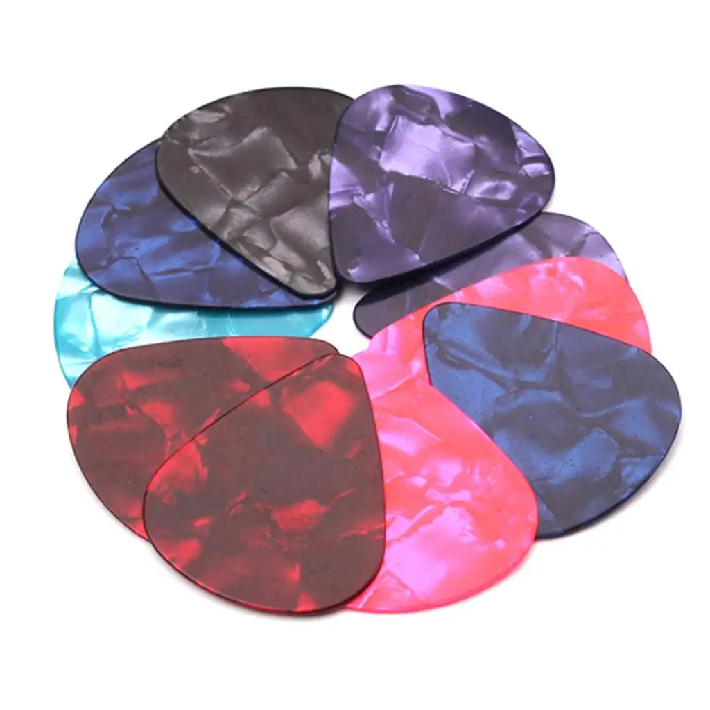 Guitar Bass Picks with Smooth Edge Heart Shape for Electric Guitar Professional Music Accessories