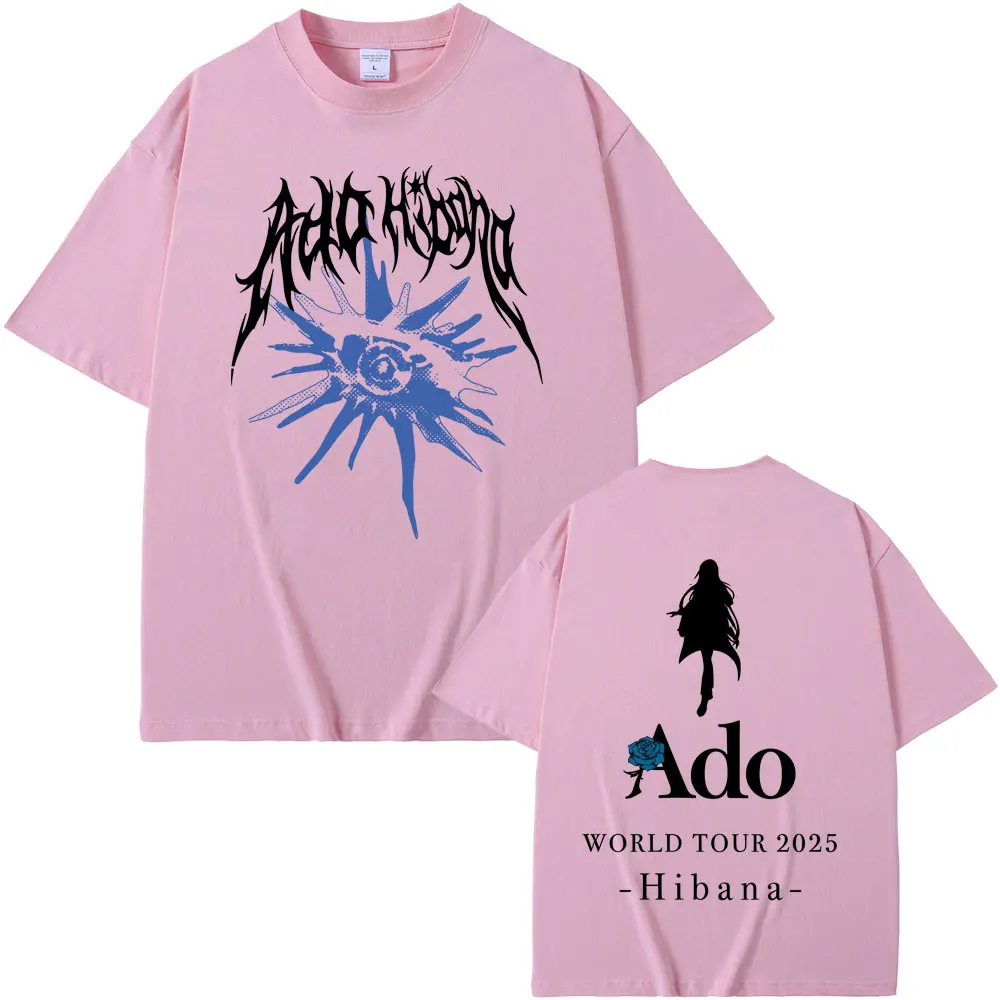 Ado WORLD TOUR 2025 Hibana Tシャツ M おまけ付き Ado World Tour 2025 Hibana T-shirt Summer Men Women Fashion