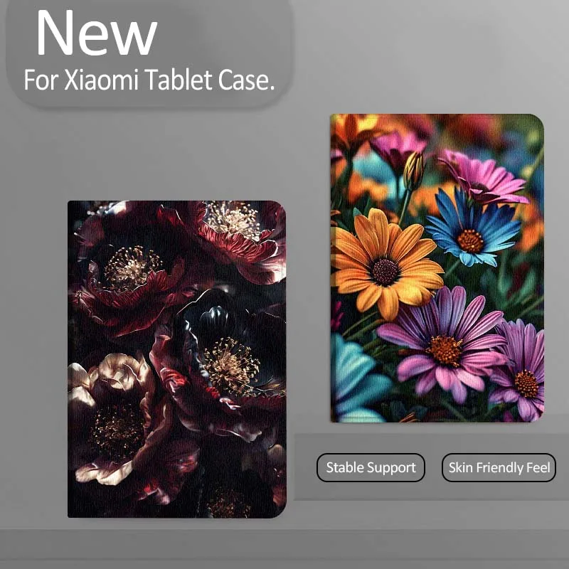 

Colorful Daisy Flower Bouquet Tablet Case For Xiaomi Redmi Mini Pad SE K 2 4 5 6 7 8 2023 2025 11 8.8 11.2 10.1 Pro Gift