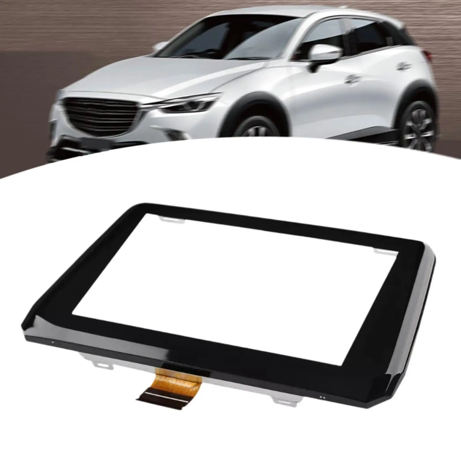 Layar Sentuh 7 inci B61A611J0 Aksesoris Mobil untuk Mazda 3 Suku Cadang Pengganti