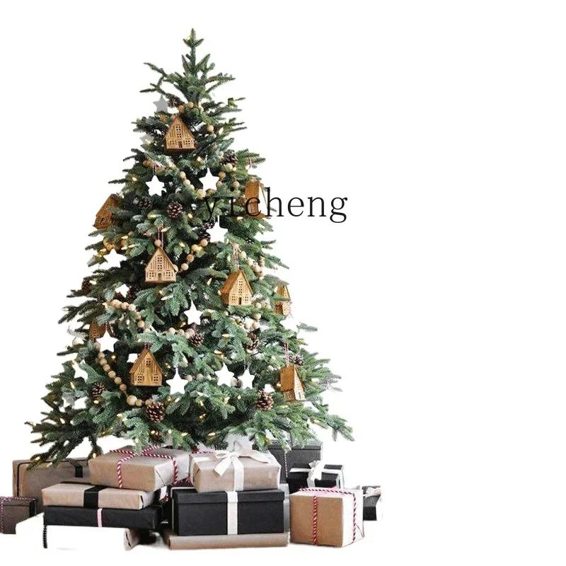 

TQH Christmas Tree Home Package Arrangement 1.5/1 8/2.1/3 meters Encrypted Luminous Large Christmas Scene Decoration