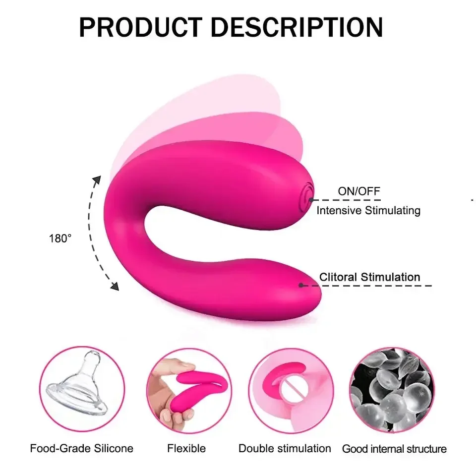 Wear U jenis Vibrator untuk wanita Vagina klitoris merangsang g-spot pijat wanita Masturbator pasangan Vibrator dewasa mainan seks 18 +