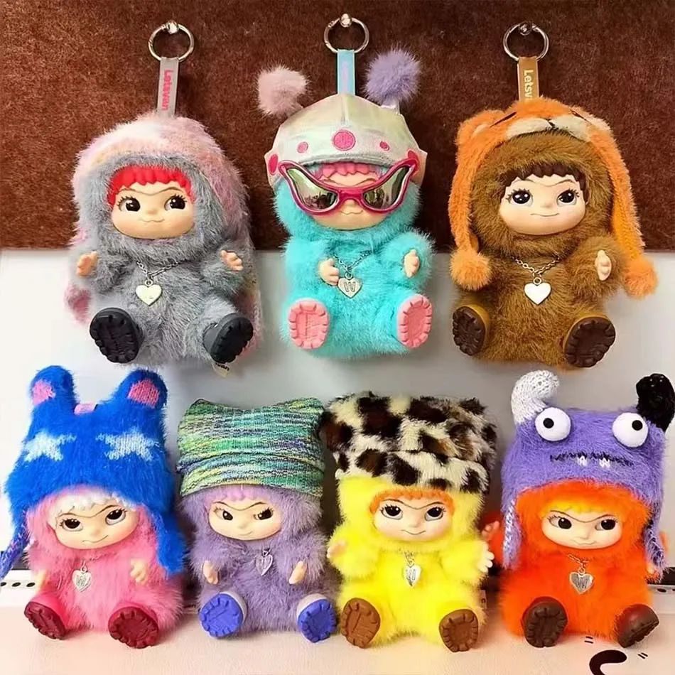 

Letsvan WAKUKU Mysterious Fuzzy Trendy Fun Party Plush Collection Kid Toy Doll Figure Ornament Decor Surprise Gift
