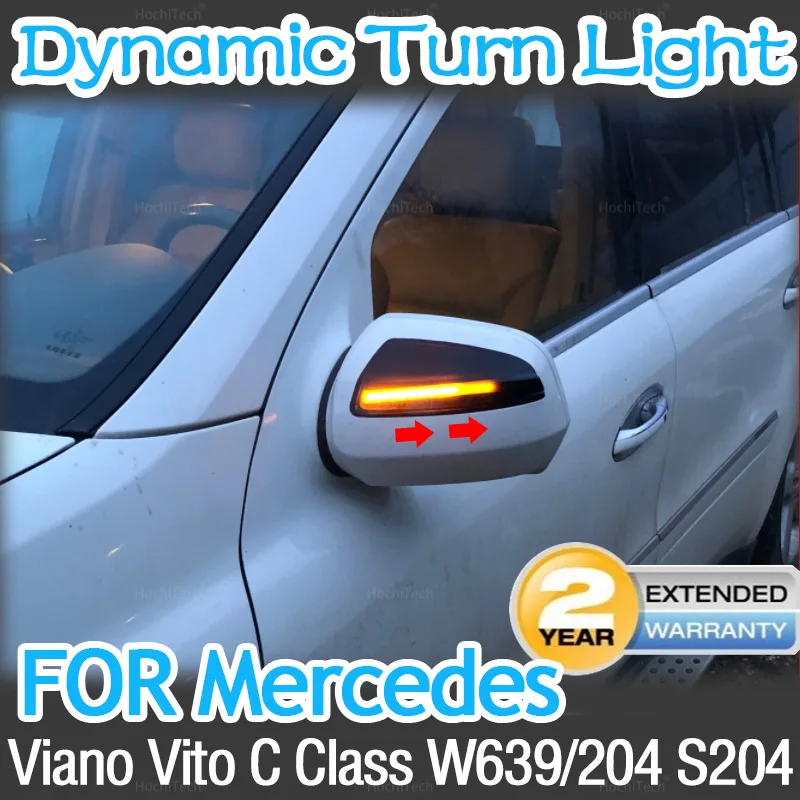

Side Mirror LED Streamer Light for Mercedes Benz C-Class W204 S204 Verano Vito W639 LED Flow indicator
