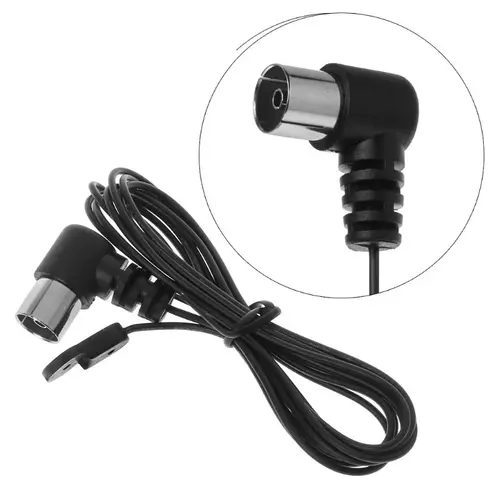 Imagen 2 del producto Adaptador F de antena de Radio FM, Cable conector hembra Unbal de 75ohm para Yamaha, JVC, Sony, Sherwood, Pioneer, Oenon, Panasonic, Onk