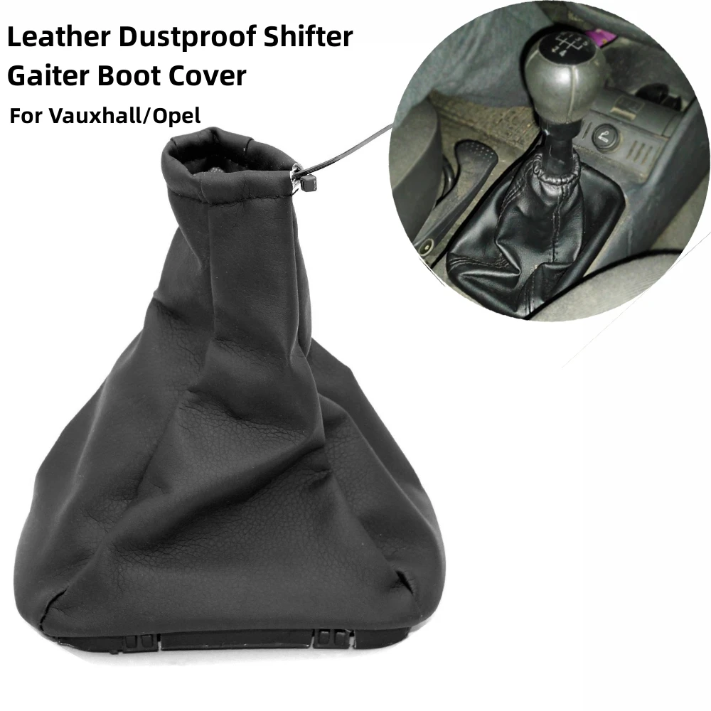 Car Gear Shift Dustproof Cover Handle Brake Knob Faux Leather Cover For Vauxhall/Opel Corsa C Vectra A/B Tigra B Calibra Combo C