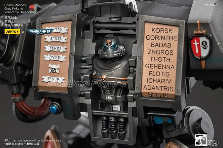 

【SF】JOYTOYS 1/18 Фигурка Космическая морская пехота Серые рыцари Внешимая модель дредуута Игрушки Подарки Коллекция украшений