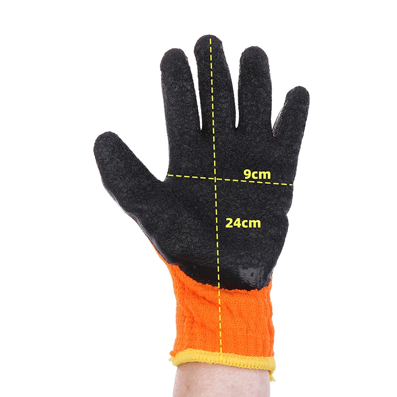 1 Pair Wear Windproof Low Temperature Outdoor Sport -30 Degrees Fishing Work Gloves Cold-proof Thermal Cold Storage Anti-freeze