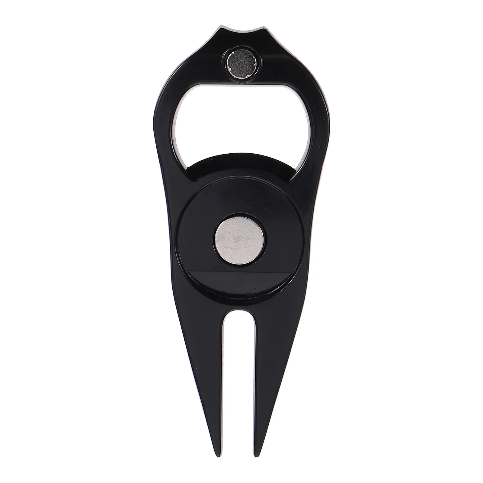 

1pc Golf Divot Tool Golfs Fork Zinc Alloy Durable Golfs Ball Marker Multipurpose Accessories Bottle Opener Grass Fork