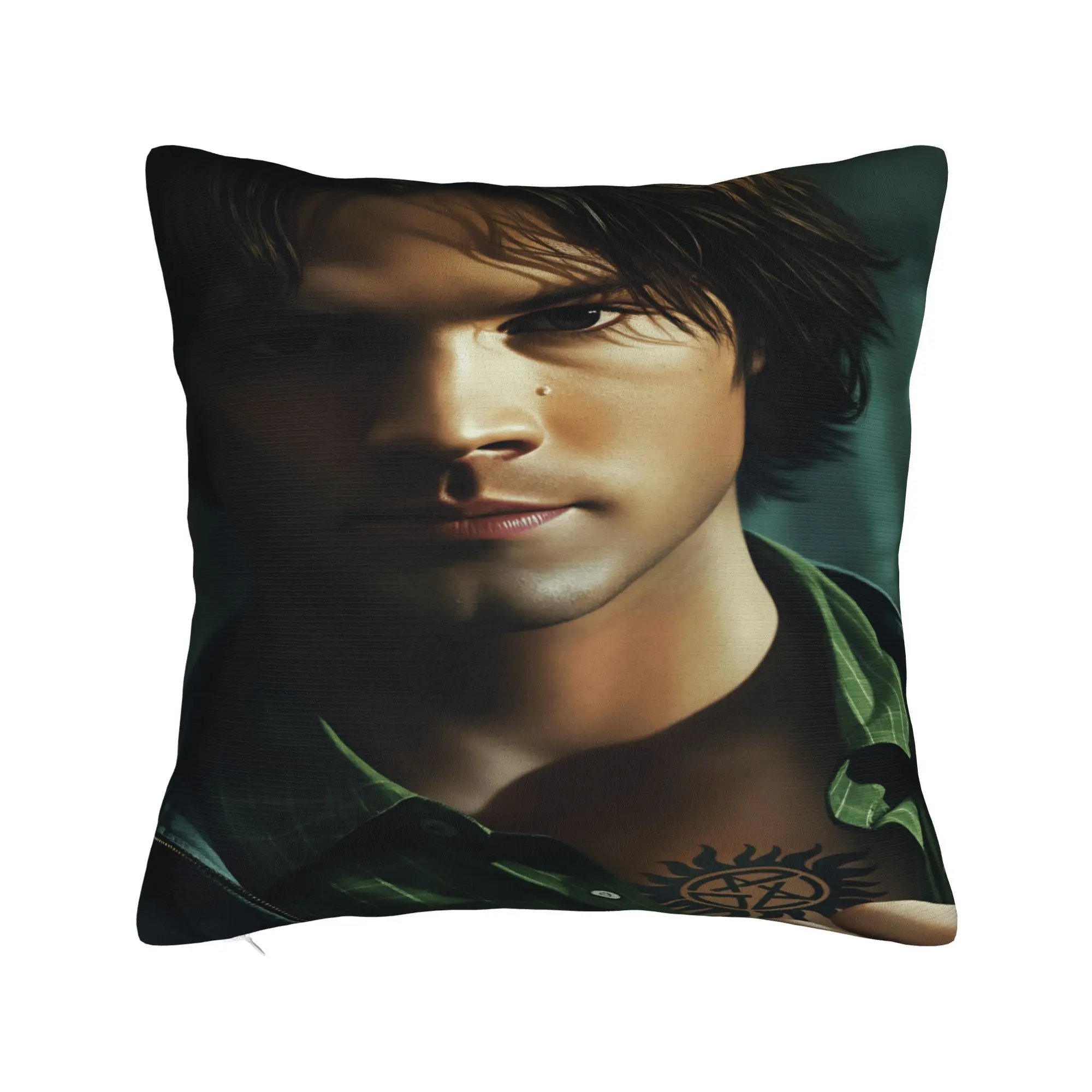 Sam Winchester Supernatural Pillow Case  Custom Pillow Cover Cute Funny Pillowcases For Sofa Home Decoration
