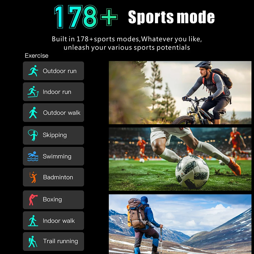 Luksusowy wojskowy Smartwatch GPS zegary Fitness 3ATM wodoodporny inteligentny zegarek sportowy zegarki na rękę dla kobiet mężczyzn Xiaomi Android 2025