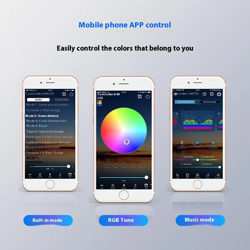 Led Rgb Controller IR Remote Wireless WiFi LED RGB Controler DC5-24V MIni Wif For 3528 5050 Strip Light