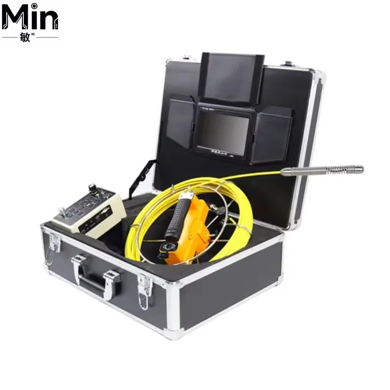 14MM Mini Head 7 Inch TFT  Pipe Inspection CCTV With 20M 30M 40M 50M Cable Sewer Drain Pipeline Inspection