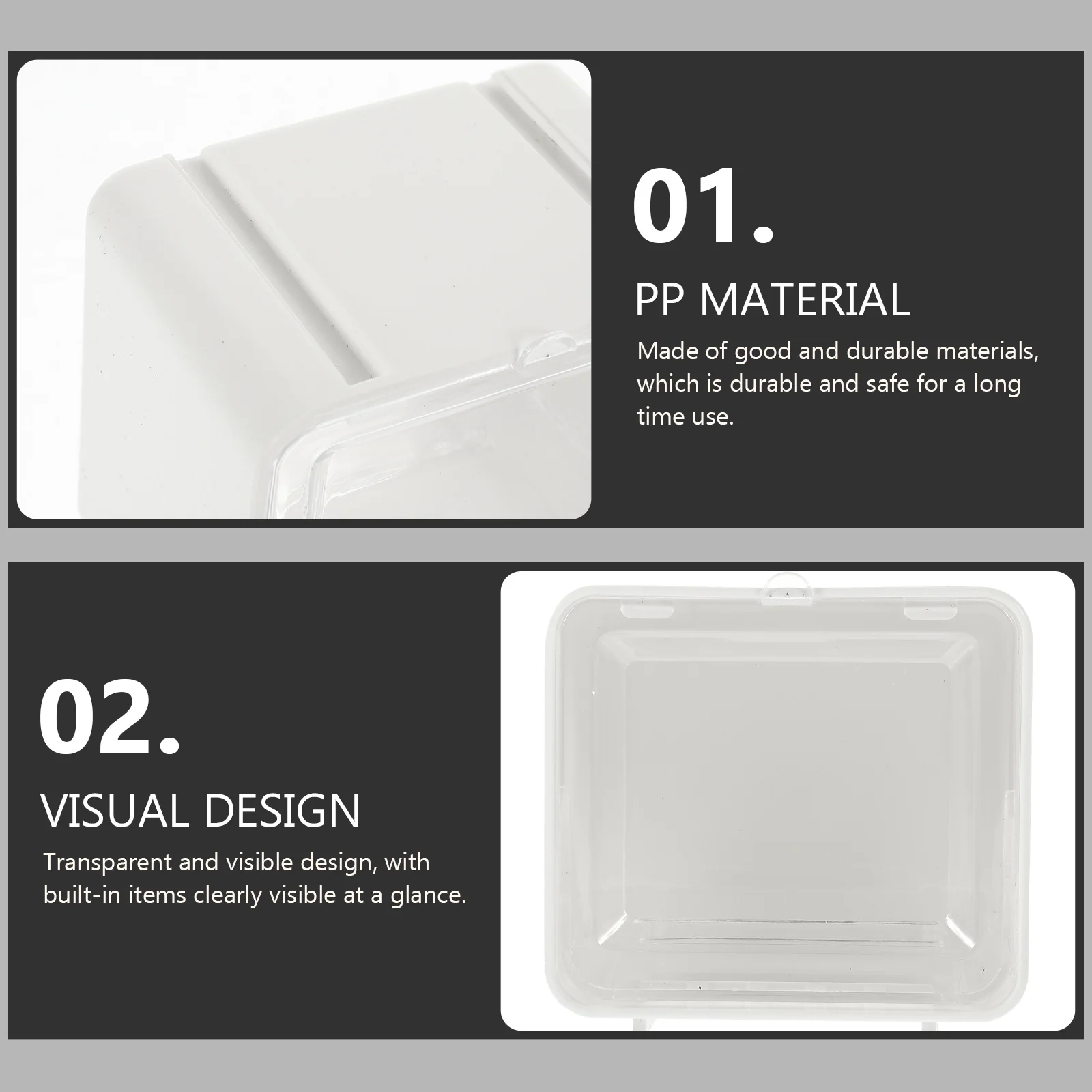 

Mini Sticker Storage Box Decorative Tape Holder Desktop Organizer for Stationery Jewelry Trinket Key Storage