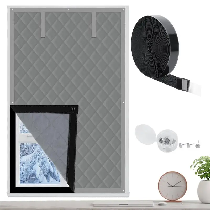 Winter Door Curtain Thickened Windproof Cold Resistant Door Curtain  Thickened Cold Resistant and Non Perforated Door Curtain