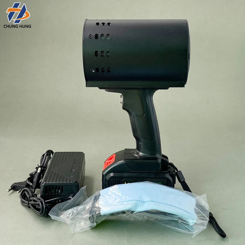 

Handheld 365nm 200W UV LED Inspection Lamp Aluminum Shell for Car Paint Defect Test & Automotive Metal Paint UV Fast Curing