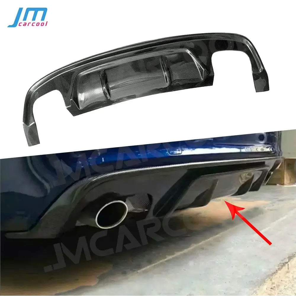 Carbon Fiber Rear Diffuser Splitter for Audi A5 Sline S5 Sport Sedan 2008-2011 Not Standard R style Bumper Guard Spoiler Parts