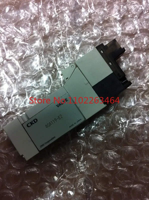 

Original genuine CKD solenoid valve 4GA119-E2/4GB119-E2 is brand new without packaging