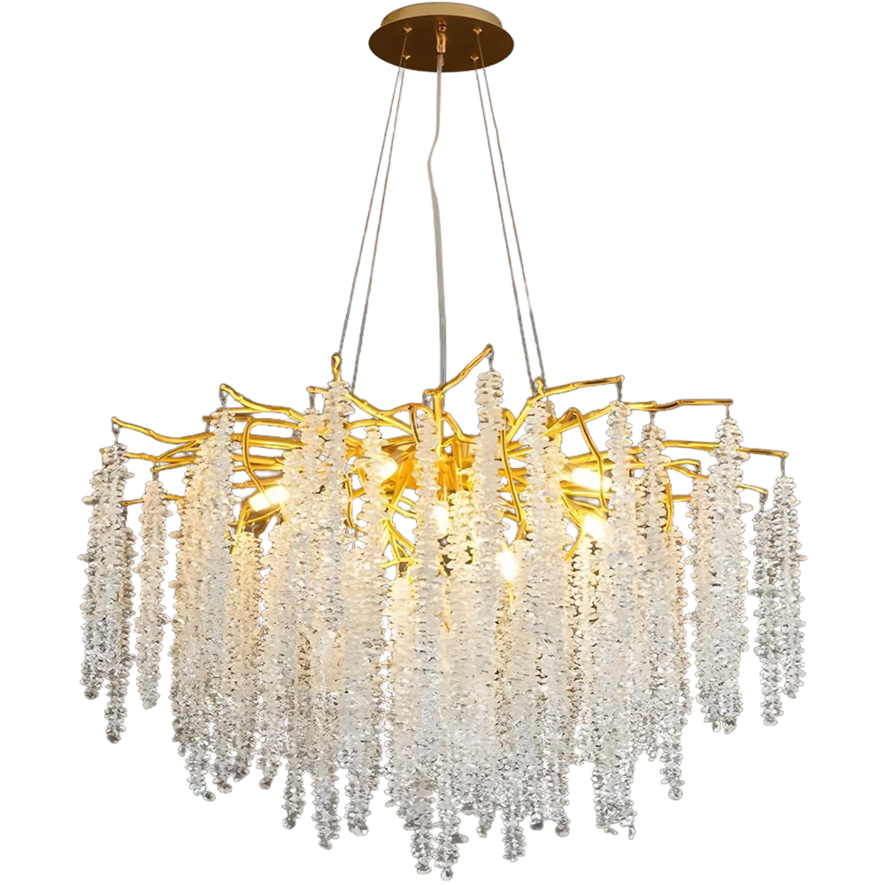 Moderne nieuwe kristallen kroonluchter binnen luxe kristallen led hanglampen woonkamer eetkamer slaapkamer decor hangende verlichtingsarmatuur - afbeelding 2