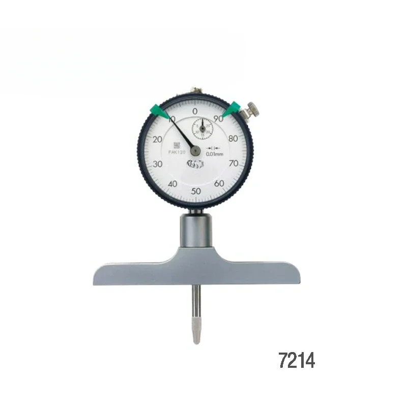 Original Digital Depth Gauge Micrometer Indicator 547-252 0-200mm Accuracy 0.001 Depth Gauge Vernier 7211 7214 7222 722