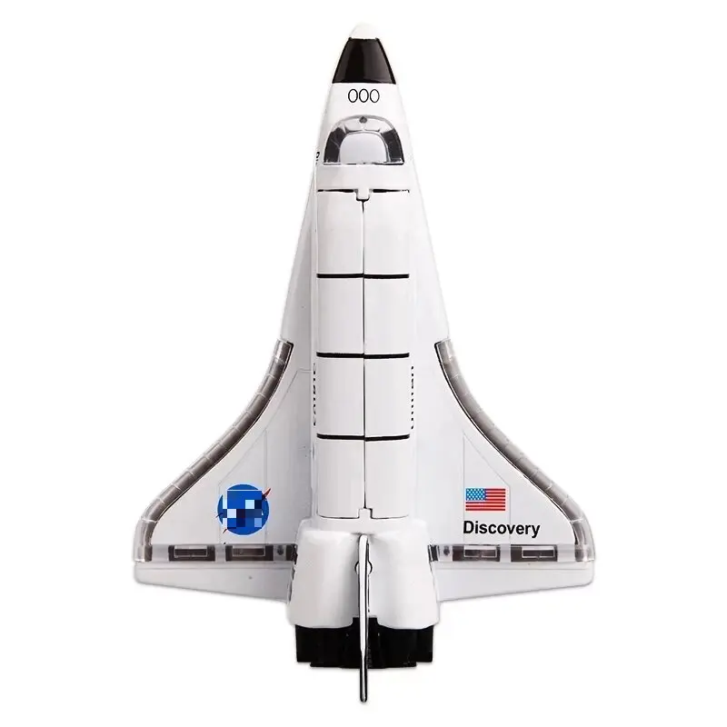 Mini Columbia OV-102 Space Shuttle Alloy Plane Diecast Model Toy Light And Sound navette collezione di simulazione regali giocattoli per bambini