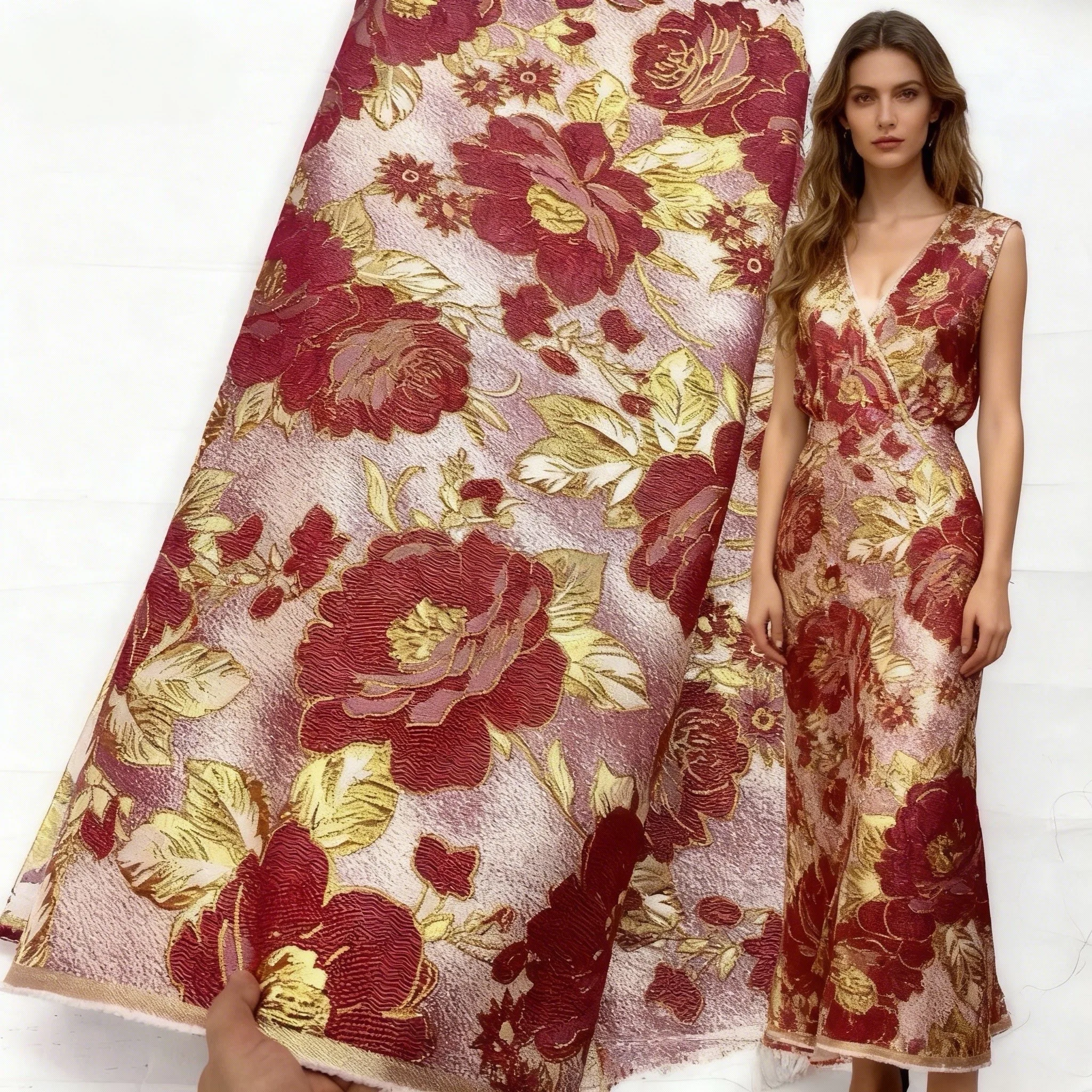 Nigeriaanse Brokaat Stoffen Tule Kant Afrikaanse Kant Stof 2026 Hoge Kwaliteit Kerst Brokaat Jacquard Voor Bruiloft Jurken