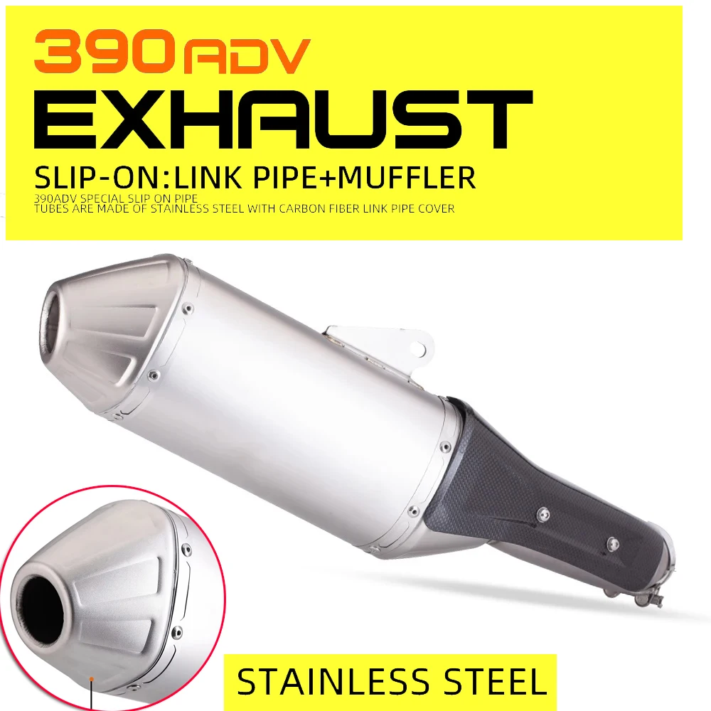 

Exhaust Muffler Motorcycle Link Pipe Moto Escape with link pipe For KTM DUKE 250 390 Adventure 2020 - 2023