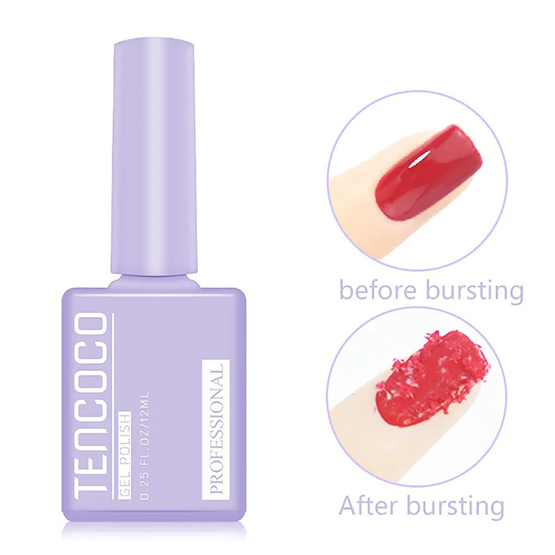 Removedor de gel para unhas Magic Burst de 12ml - Delete rápido de esmalte em gel UV de 3 minutos para verniz semipermanente