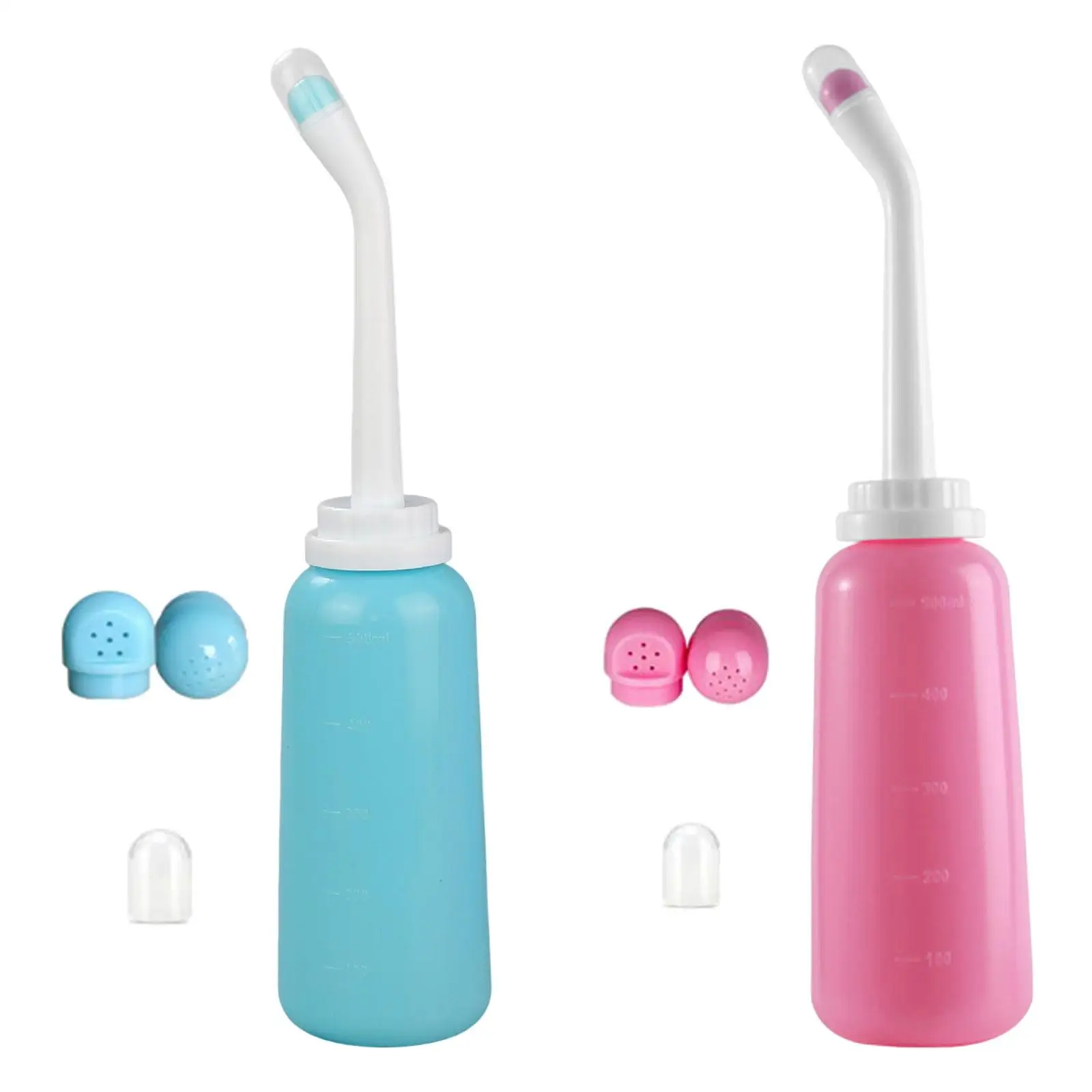 Vaginal Perineal Douche Cleaner with 2 Nozzles Female Vaginal Shower Washer