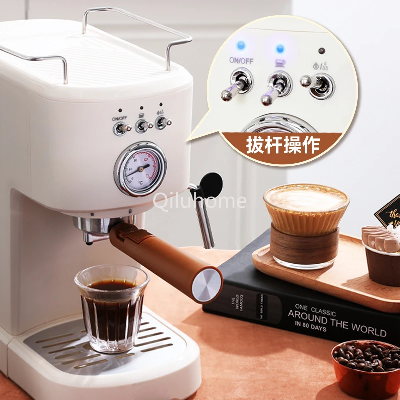 Italian Coffee Machine Semi-automatic Extraction Espresso Machine Household Small Handle Capsule Coffee Machine