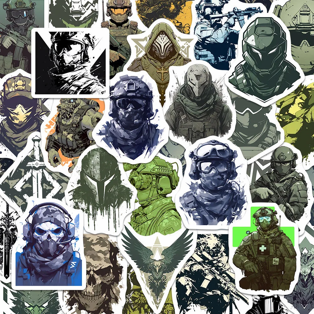 

146 Call of Duty Stickers ghost, Simon Riley cod Creative Decoration Mobile Phone note Stickers diy