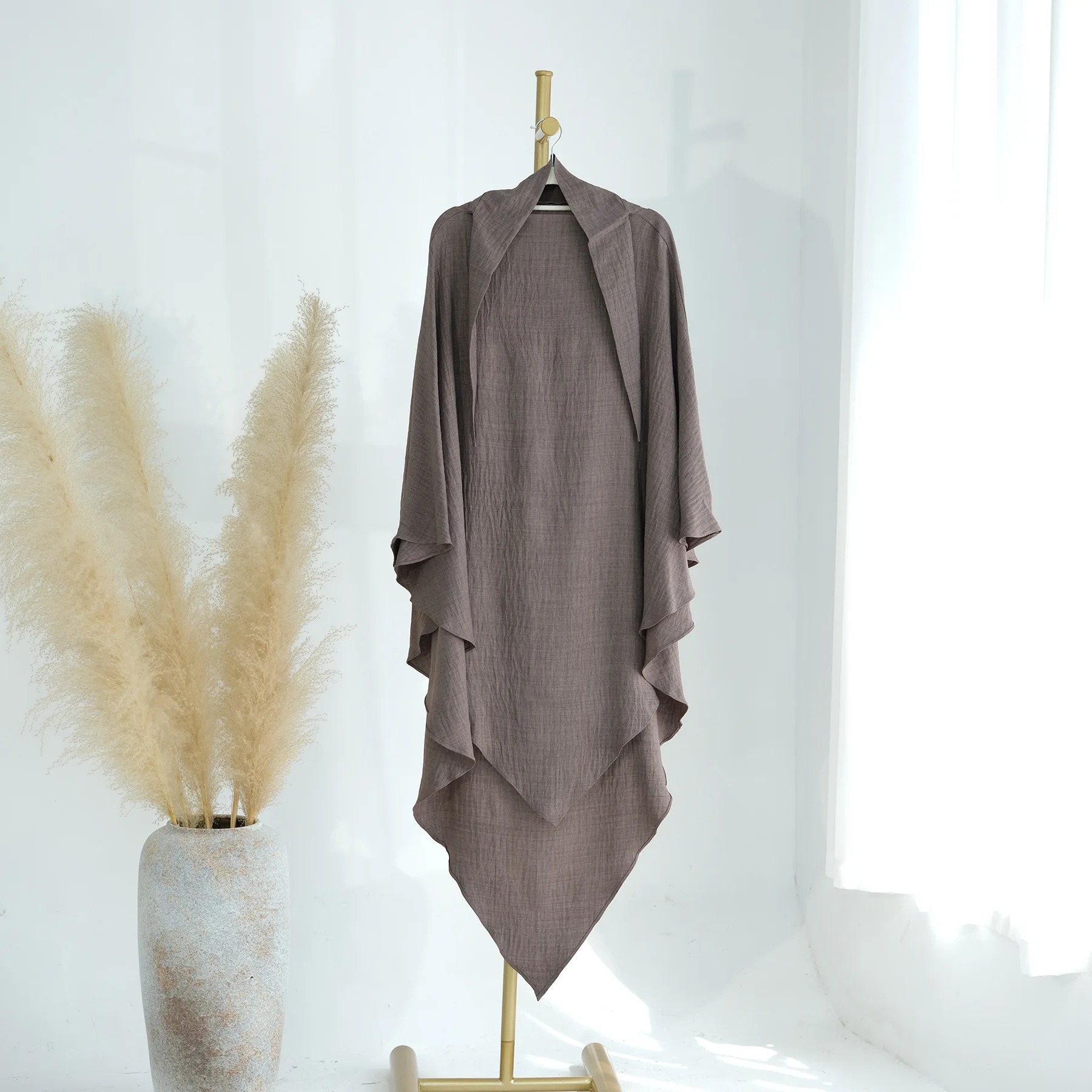 عيد المرأة طويلة الحجاب خيمار مسلم دبي الحجاب الأوشحة عمامة بلون غطاء الرأس العربي الإسلامي رمضان السيدات الحجاب