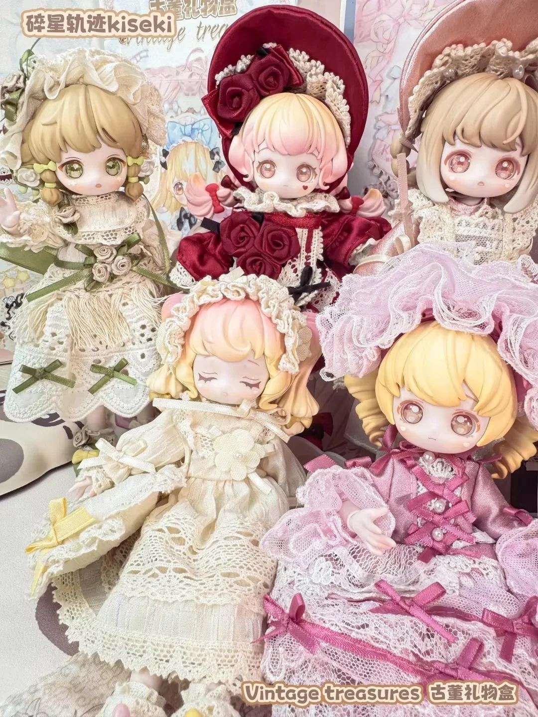

Оригинальная винтажная серия Kiseki Treasures, слепая коробка, милая 1/12 Bjd, экшн-фигурка, модель, настольный орнамент, подвижная кукла