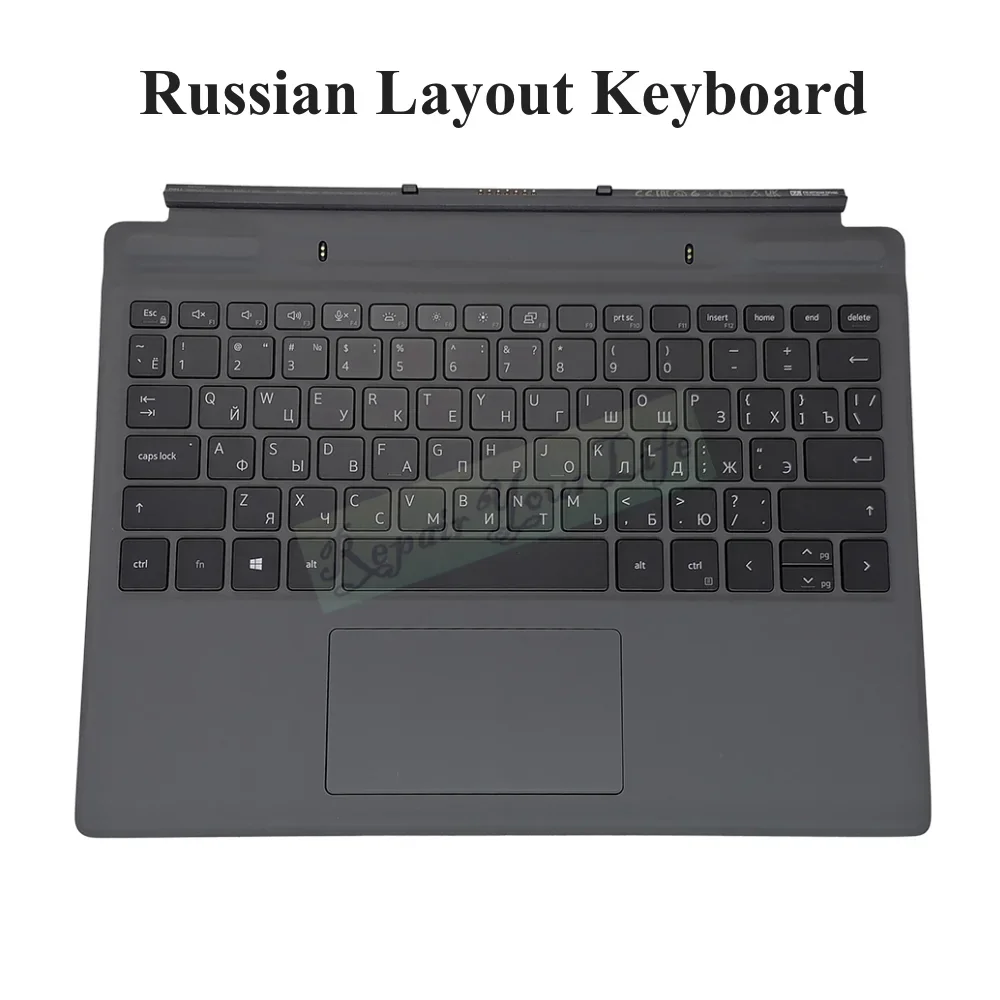 Palmrest Keyboard Assembly For Dell Latitude 7320 Russian AZERTY French Germany Italian UK Tablet Detachable Keyboard K19M001