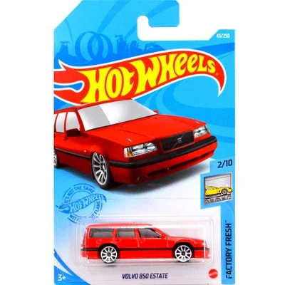 Original Hot Wheels Car Kids Toys for Boys 1/64 Diecast Volvo 850 Estate XC40 Charge P1800 Gasser 240 Drift Wagon Vehicle Gift