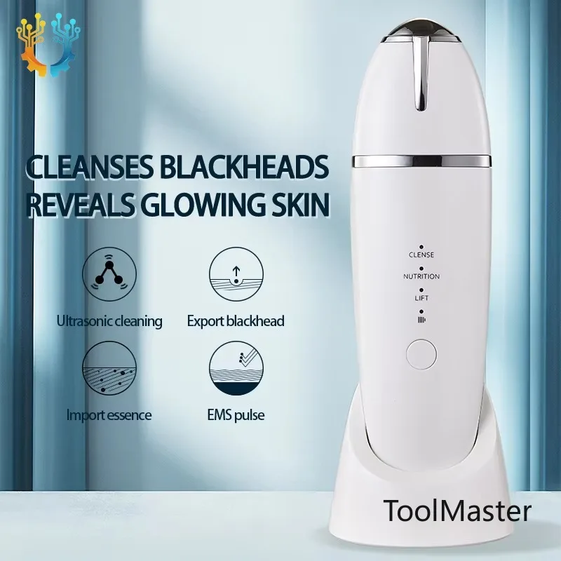 

[2026]EMS Ultrasonic Skin Scrubber Deep Face Cleaning Machine Peeling Shovel Facial Pore Cleaner Face Skin Scrubber Lift Machine