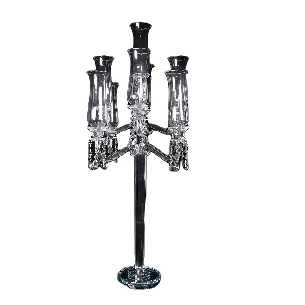

Mh-zt177 Lamp Wedding Crystal Candelabra Centerpiece Crystal Candle Holder Crystal Candlestick for Wedding Decoration