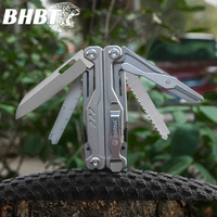 BHBT 20 In 1 Multitool PliersTitanium Alloy Pocket Knife EDC Outdoor Camping Survival Multi functional Tool Multi Tool