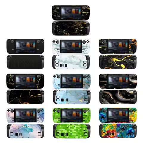 Full Set Stickers Game Console Decor Aesthetic Skin Decal for Steam Deck Protective Cover For Steam Deck