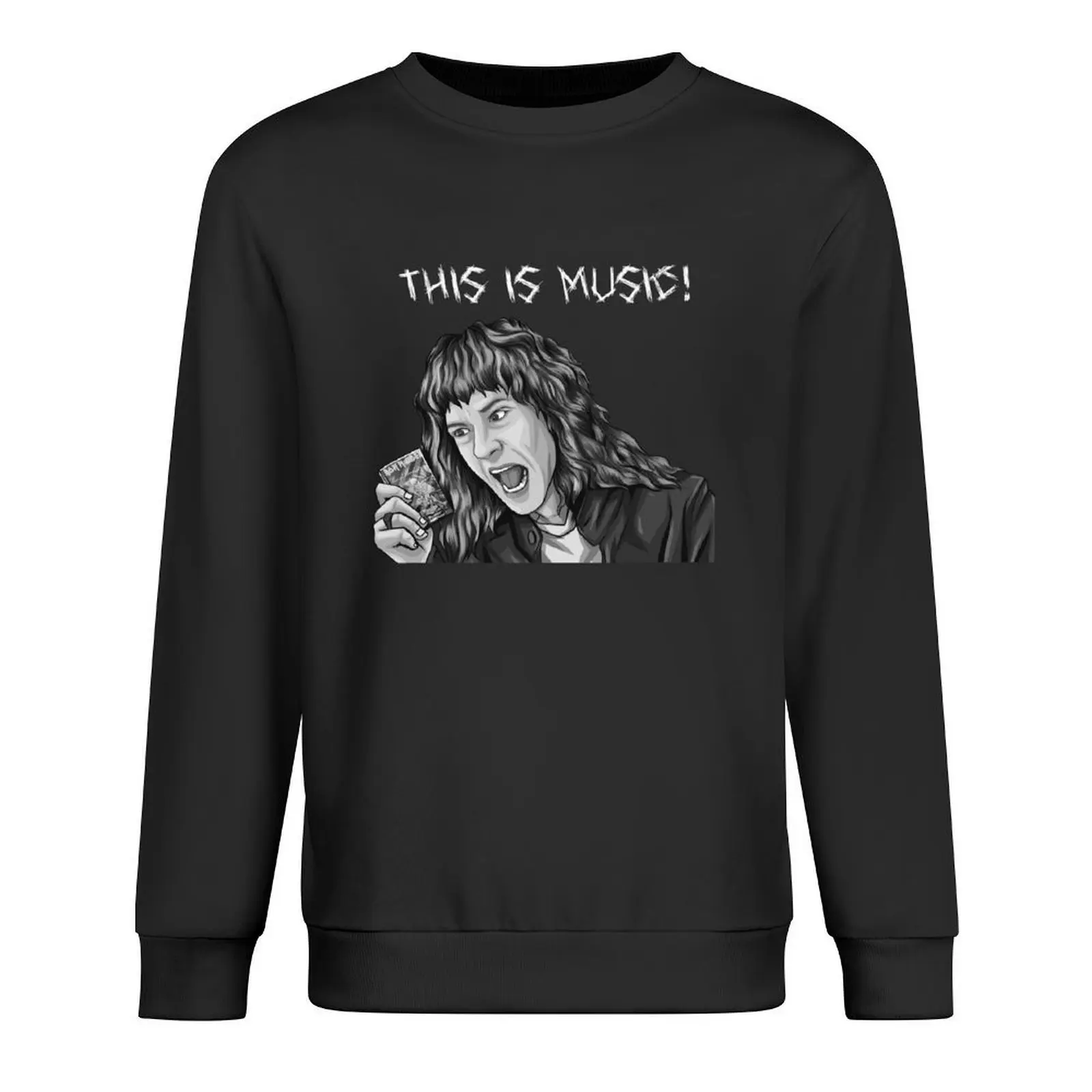 

Eddie Munson This is music! Pullover korean autumn clothes anime clothing men's coat men's clothes new sweatshirt